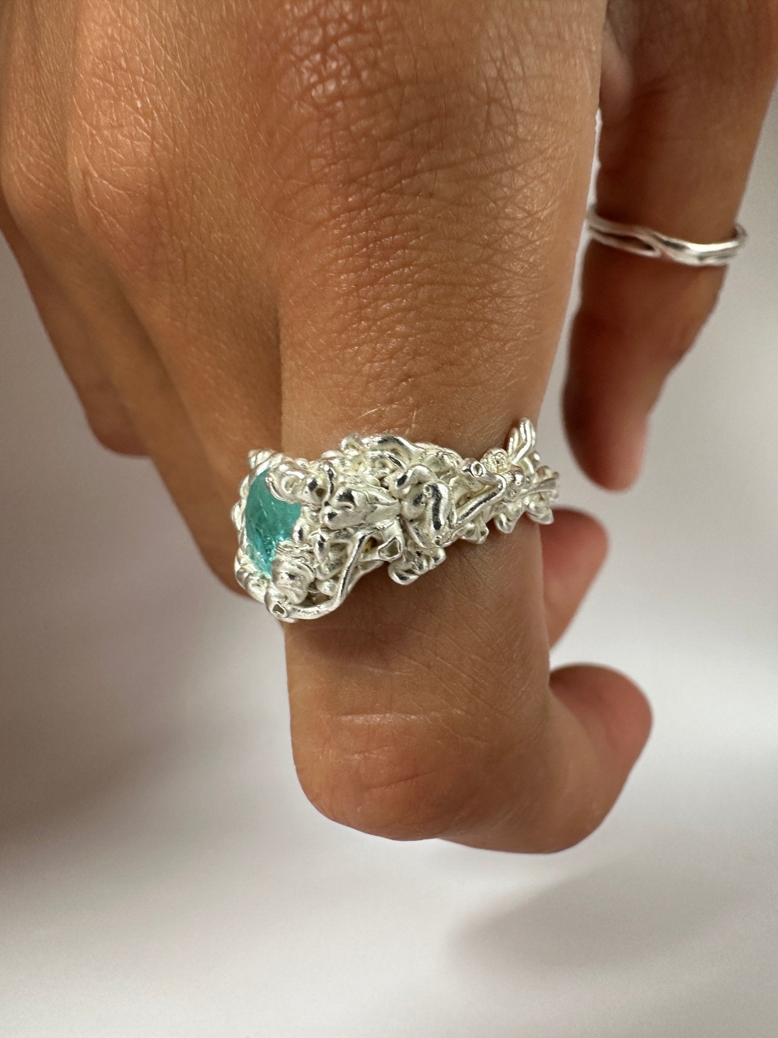 Wow Aquamarine Ring - Épta