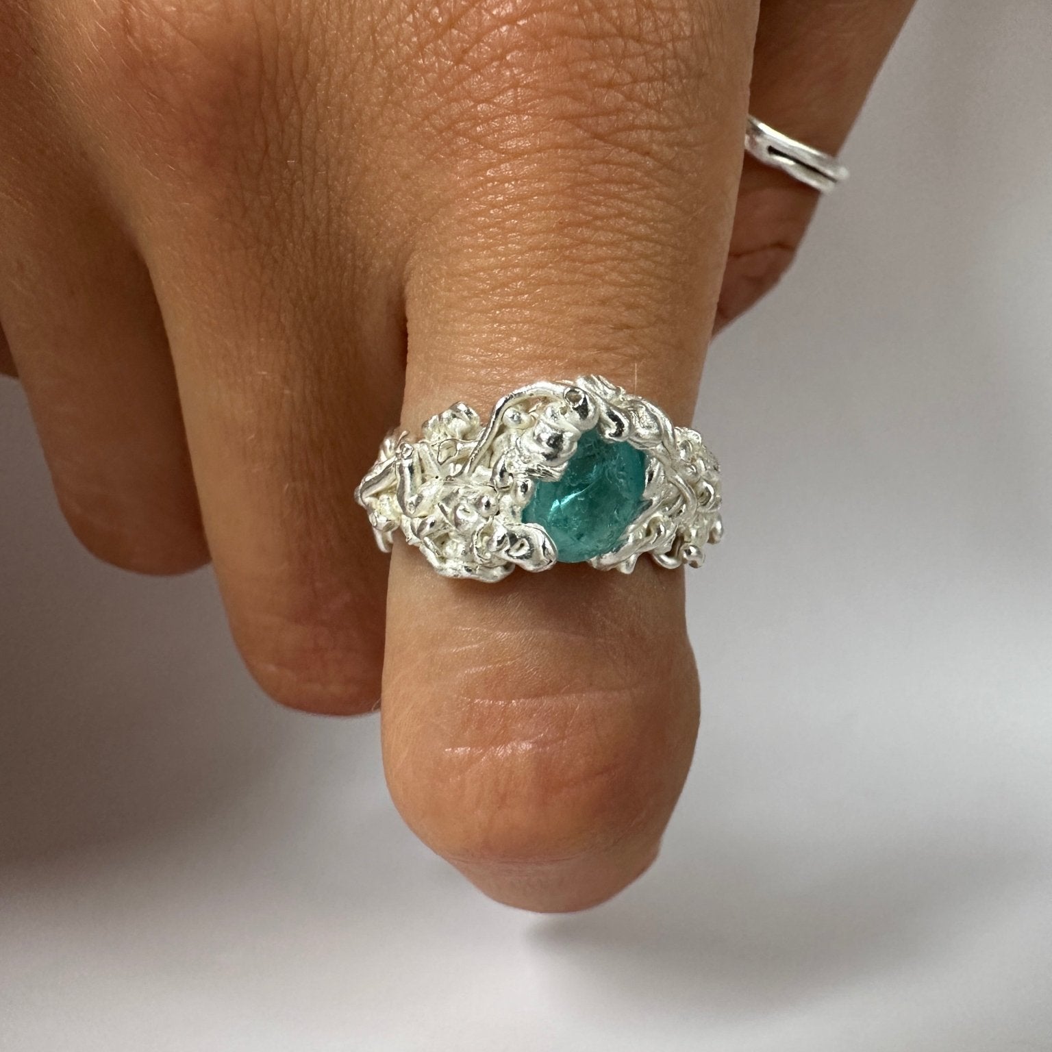 Wow Aquamarine Ring - Épta