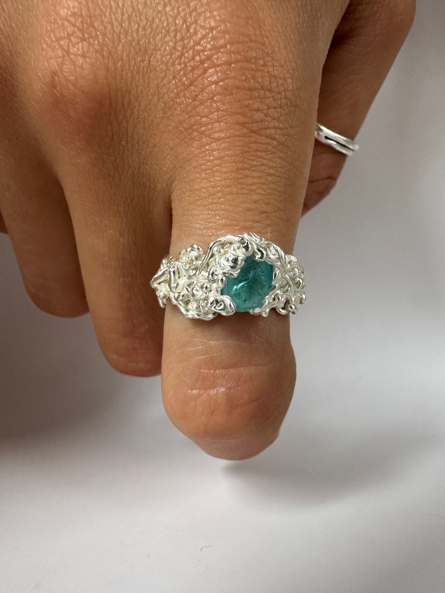 Wow Aquamarine Ring - Épta