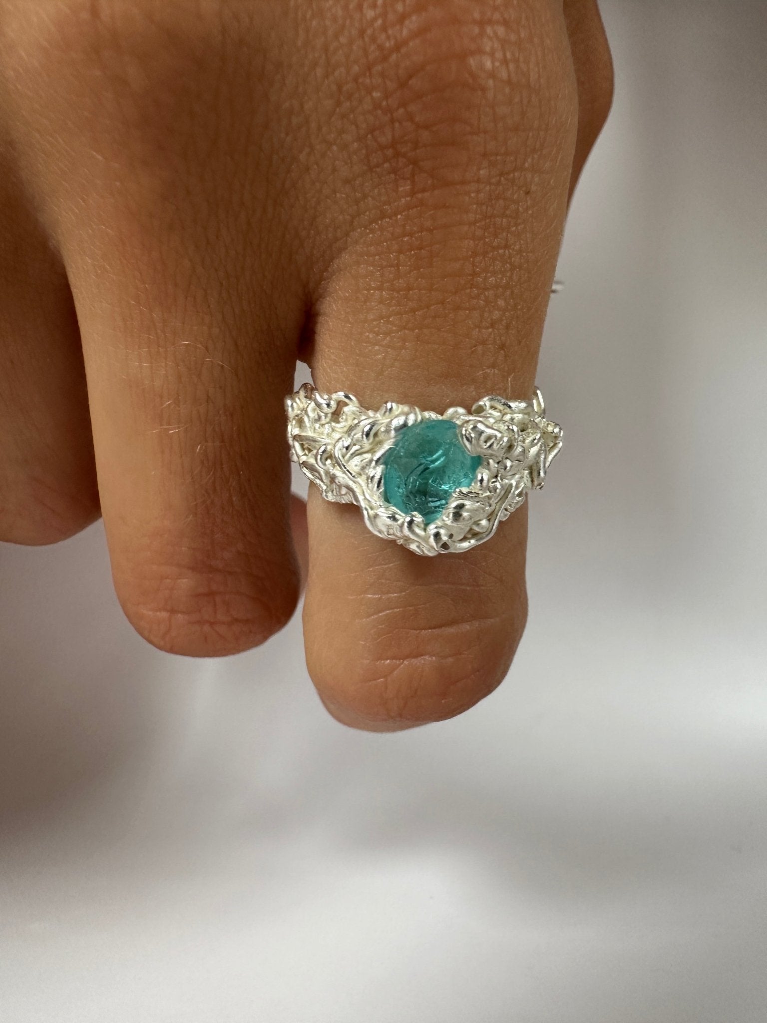 Wow Aquamarine Ring - Épta